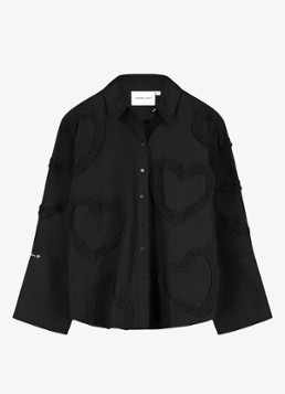 Fabienne Chapot Dames Horace blouse met ruches in de kleur Zwart