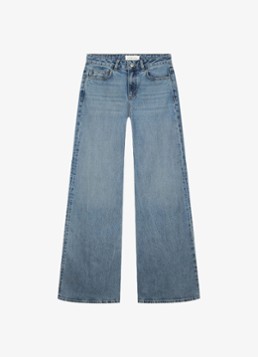 Fabienne Chapot Dames Vic high waist bootcut jeans met steekzakken in de kleur Indigo