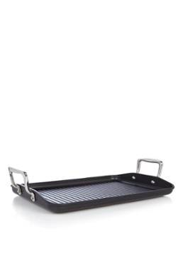 Le Creuset Les Forgées grillplaat 35 x 25 cm Zwart - Deal