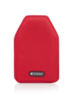 Le Creuset Screwpull wijnkoeler van textiel 23 cm Kersenrood / Rood - Deal