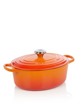 Le Creuset Signature ovale braadpan Ø27 cm Oranjerood / Oranje - Deal