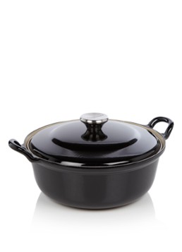 Le Creuset Faitout braad-/stoofpan Ø24 cm Ebbenzwart / zwart - Deal