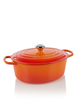 Le Creuset Signature ovale braad-/stoofpan 31 cm Oranjerood / Oranje - Deal