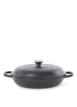 Le Creuset Signature braadpan Ø30 cm Mat zwart / zwart - Deal