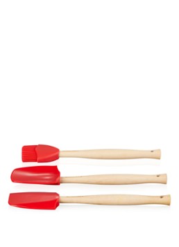 Le Creuset Spatels Premium set van 3 Kersenrood / Rood - Deal