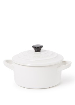 Le Creuset Mini Cocotte braad-/stoofpan Ø10 cm White / Wit - Deal