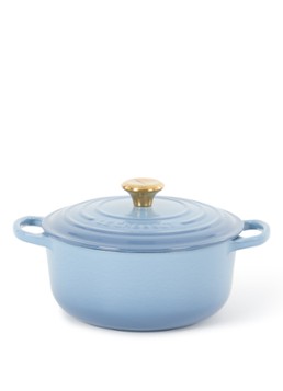 Le Creuset Signature braad-/stoofpan Ø20 cm Chambray / Blauw - Deal