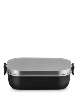 Le Creuset On The Go lunchbox 0,9 liter Zwart - Deal