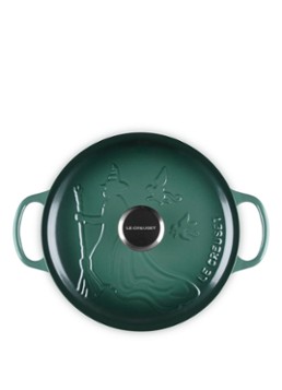 Le Creuset Wicked Elphaba braadpan 24 cm - limited edition Donkergroen - Deal