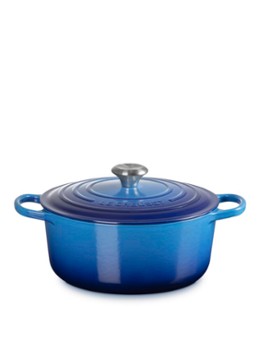 Le Creuset Signature braadpan 26 cm Royalblauw - Deal