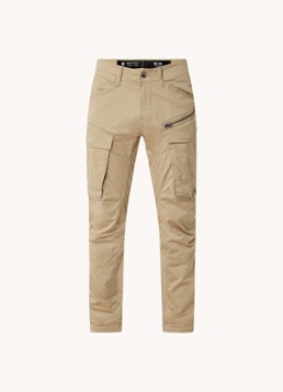 G-Star RAW Heren Rovic tapered fit cargobroek met klepzakken in de kleur Khaki, maat: W32/L32
