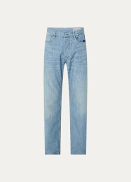 G-Star RAW Heren Deeggie straight leg jeans met lichte wassing in de kleur Indigo, maat: W33/L34