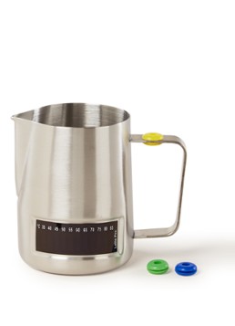 Latte Pro Melkkan van roestvrij staal met thermometer 48 cl Roestvrijstaal - Deal