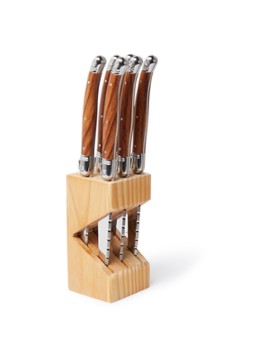 Laguiole Style de Vie Premium Line steakmes set van 6 Bruin - Deal