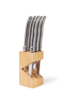 Laguiole Style de Vie Premium Line steakmes set van 6 Zilver - Deal