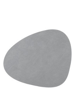 LIND DNA Table Mat Curve placemat van leer 37 x 44 cm Taupe - Deal