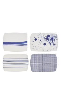 Royal Doulton Pacific serveerplank set van 4 Wit - Deal