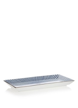 Tokyo Design Studio Sendan Blue Tokusa serveerschaal 23 x 12 cm Donkerblauw - Deal