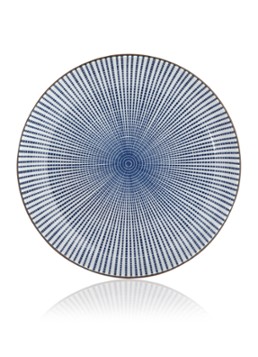 Tokyo Design Studio Sendan Blue Tokusa gebaksbordje 15 cm Donkerblauw - Deal