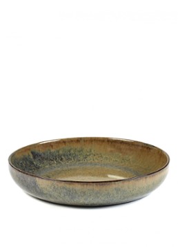 Serax Surface diep bord 21 cm Olijfgroen - Deal