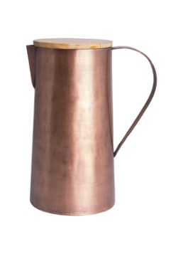 Urban Nature Culture Mangal karaf met deksel 1 liter Koper - Deal