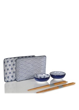 Tokyo Design Studio Nippon Blue sushi serviesset 6-delig Donkerblauw - Deal
