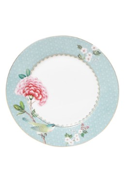 Pip Studio Blushing Birds ontbijtbord 21 cm Blauw - Deal