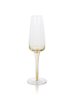 Broste Copenhagen Amber champagneglas 20 cl Okergeel - Deal