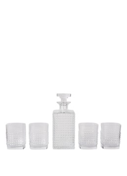 Luigi Bormioli Mixology Elixir Whiskyset 5-delig Transparant - Deal