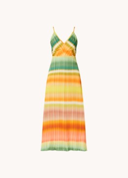 CINQUE Dames Cidesano maxi jurk met dip-dye dessin in de kleur Oranje