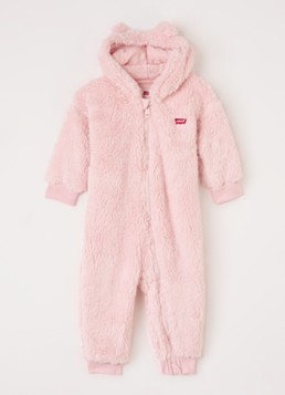Levi's Meisjes Babypak met logoborduring in de kleur Lichtroze, maat: 18M=86