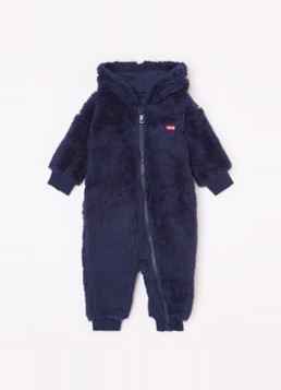 Levi's Meisjes Babypak met logoborduring in de kleur Blauw, maat: 62