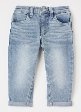 Levi's Jongens Tapered jeans met medium wassing in de kleur Indigo, maat: 3M=62