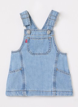 Levi's Meisjes Jurk van denim in de kleur Blauw, maat: 24M=92
