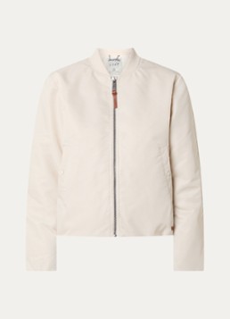 Moscow Dames Willow bomberjack met steekzakken in de kleur Creme
