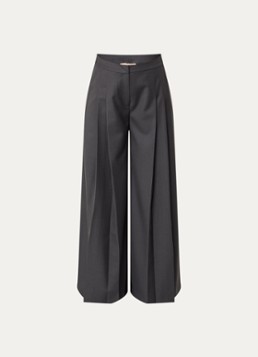 Pennyblack Dames Ittita high waist wide fit pantalon met plooidetail in de kleur Donkergrijs