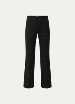 Pennyblack Dames Dentice high waist straight fit pantalon met steekzakken in de kleur Zwart