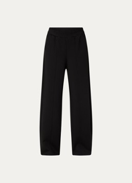 Pennyblack Dames Attilia high waist wide fit broek met persplooi in de kleur Zwart