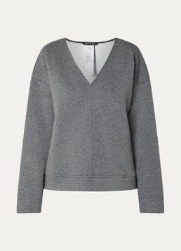 Pennyblack Dames Top met V-hals in de kleur Grijs