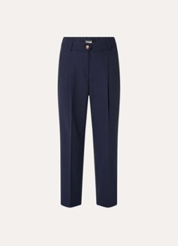 Pennyblack Dames Madia high waist straight fit pantalon met steekzakken in de kleur Royalblauw