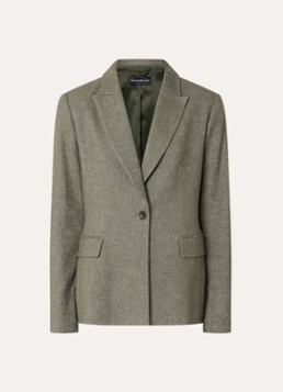 Pennyblack Dames Blazer met schoudervulling en klepzakken in de kleur Lichtgroen
