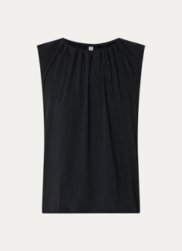10DAYS Dames Top met ronde hals in de kleur Zwart