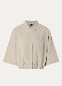 10DAYS Dames Blouse met kraag in de kleur Beige