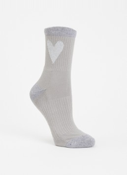 10DAYS Dames Sokken met print in de kleur Grijs
