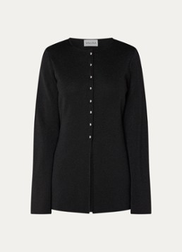 Malina Dames Azra vest met lurex in de kleur Zwart