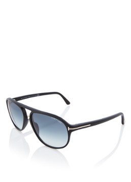 TOM FORD Aviator Heren Jacob zonnebril FT0447 Zwart