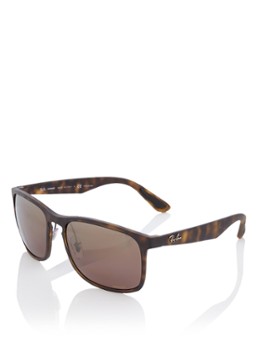 Ray-Ban Retro Heren Zonnebril gepolariseerd RB4264 Bruin - Deal