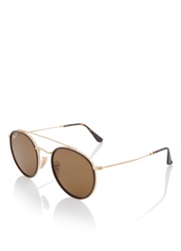 Ray-Ban Aviator Dames Zonnebril gepolariseerd RB3647N Goud - Deal