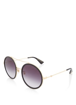 Gucci Retro Dames Retro zonnebril GG0061S Zwart