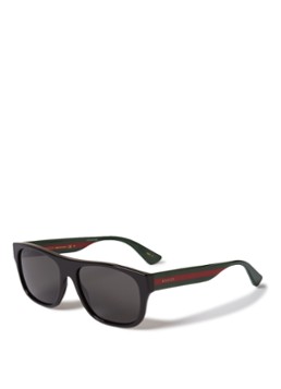 Gucci Wayfarer Heren Zonnebril gepolariseerd GG0341S Zwart - Deal